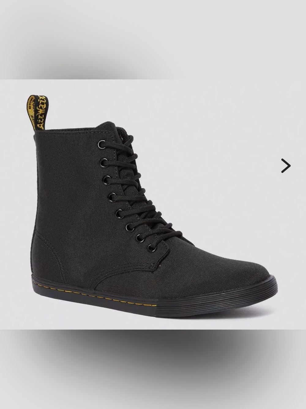 DR MARTENS YOUTH SHERIDAN CASUAL CANVAS BOOTS Size 13